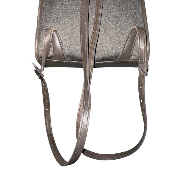 Coach Vintage Backpack Handbag Small Neoprene Leather Trim Zip Bag 6215 main image 7